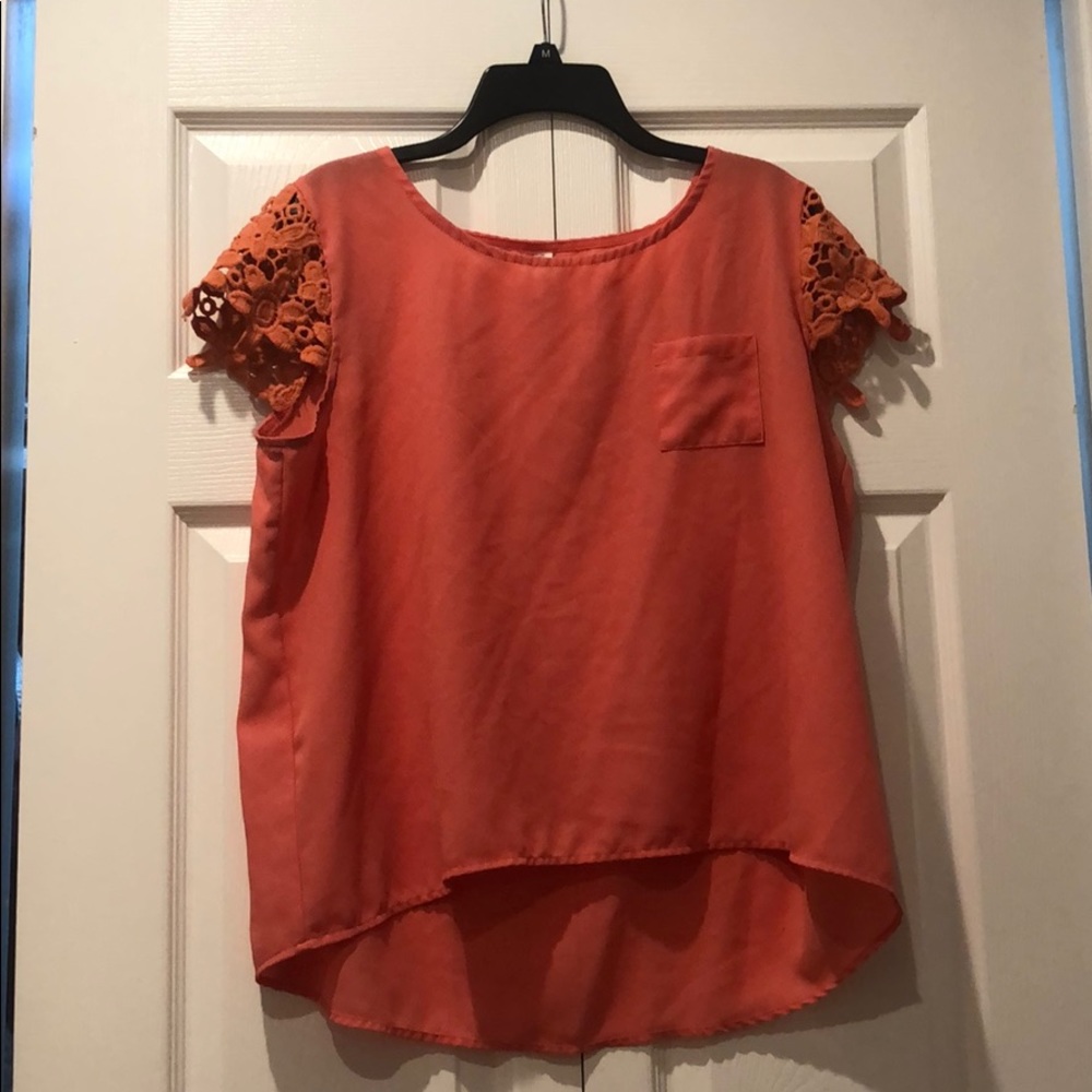 Coral Dress Shirt